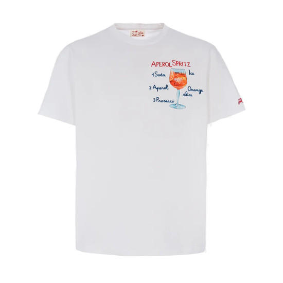 MC2 Saint Barth Ανδρική κοντομάνικη μπλούζα Cotton Classic T Shirt